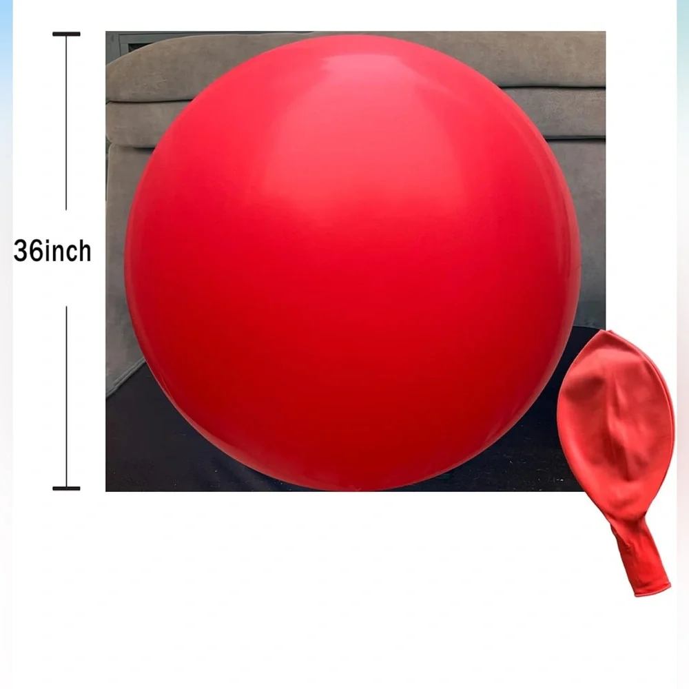 36 inch 1pc Red Jumbo Latex Balloon